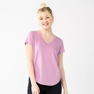 SO Favorite V Neck LILAC Small Juniors